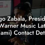 Inigo Zabala, President at Warner Music Latina (Miami) Contact Details