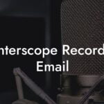 Interscope Records Email