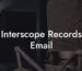 Interscope Records Email