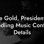 Jake Gold, President at Kindling Music Contact Details