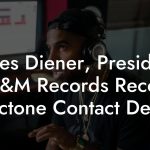 James Diener, President at A&M Records Records / Octone Contact Details