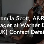 Jamila Scott, A&R Manager at Warner Bros. (UK) Contact Details