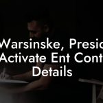 Jay Warsinske, President at Activate Ent Contact Details
