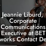 Jeannie Liburd, Corporate Communications Executive at BET Networks Contact Details