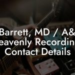Jeff Barrett, MD / A&R at Heavenly Recordings Contact Details
