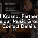 Jeff Krasno, Partner at Velour Music Group Contact Details