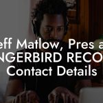 Jeff Matlow, Pres at DANGERBIRD RECORDS Contact Details