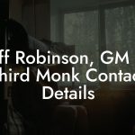 Jeff Robinson, GM at Third Monk Contact Details