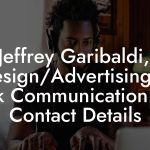 Jeffrey Garibaldi, Design/Advertising at Luck Communication LLC Contact Details