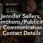 Jennifer Sellers, Promotions/Publicity at Luck Communication LLC Contact Details
