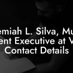 Jeremiah L. Silva, Music Talent Executive at VH1 Contact Details
