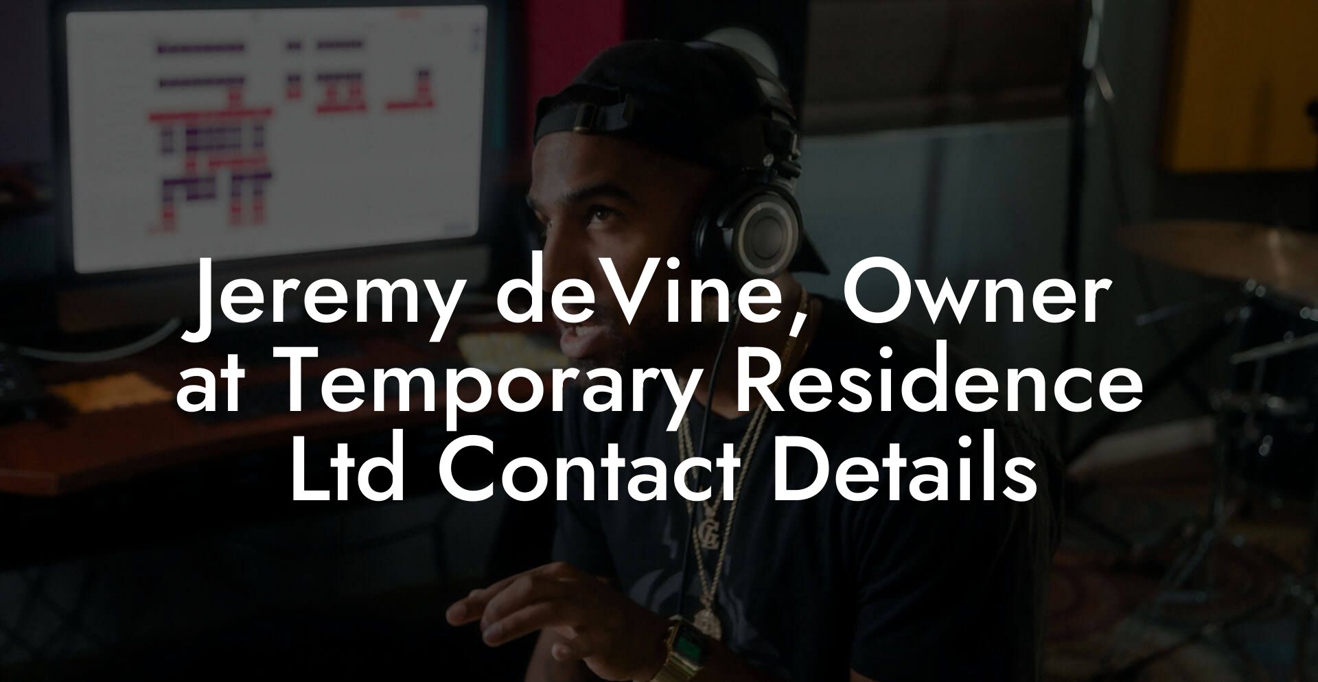 Jeremy deVine, Owner at Temporary Residence Ltd. Contact Details