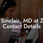 Jill Sinclair, MD at ZTT Contact Details