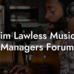 Jim Lawless Music Managers Forum