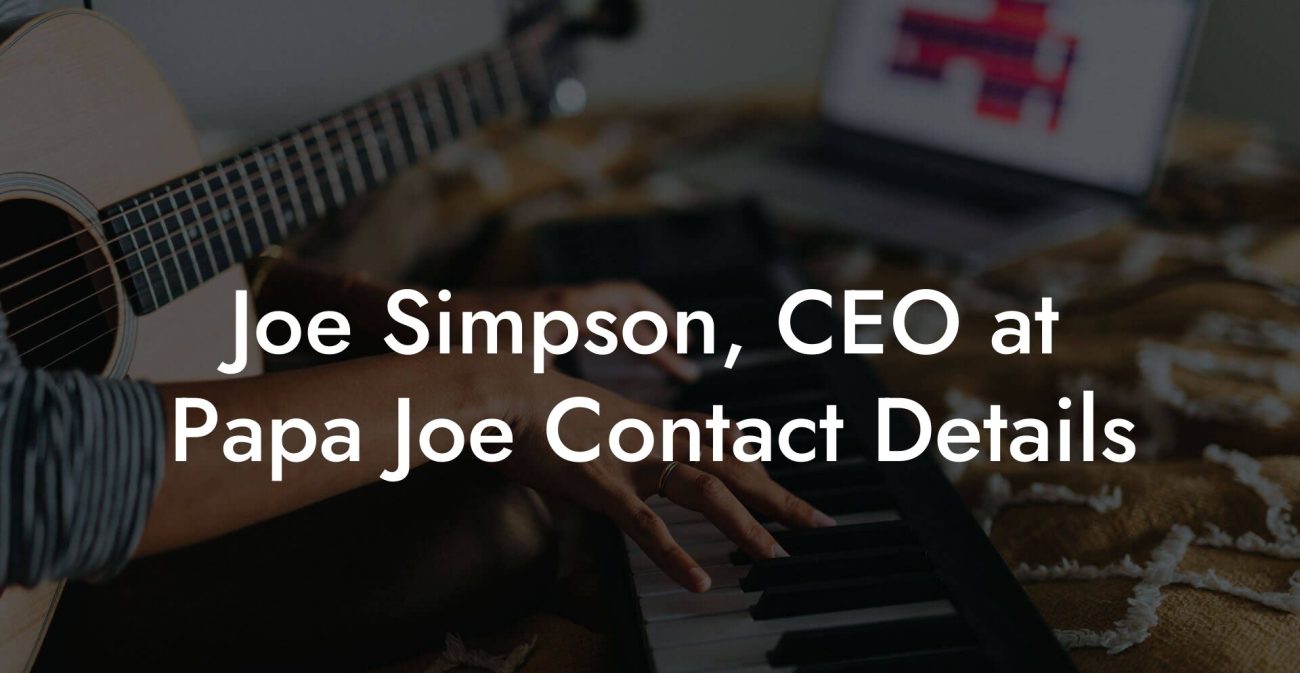 Joe Simpson, CEO at Papa Joe Contact Details