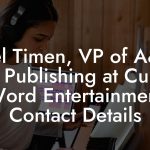 Joel Timen, VP of A&R and Publishing at Curb / Word Entertainment Contact Details