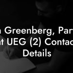 John Greenberg, Partner at UEG (2) Contact Details