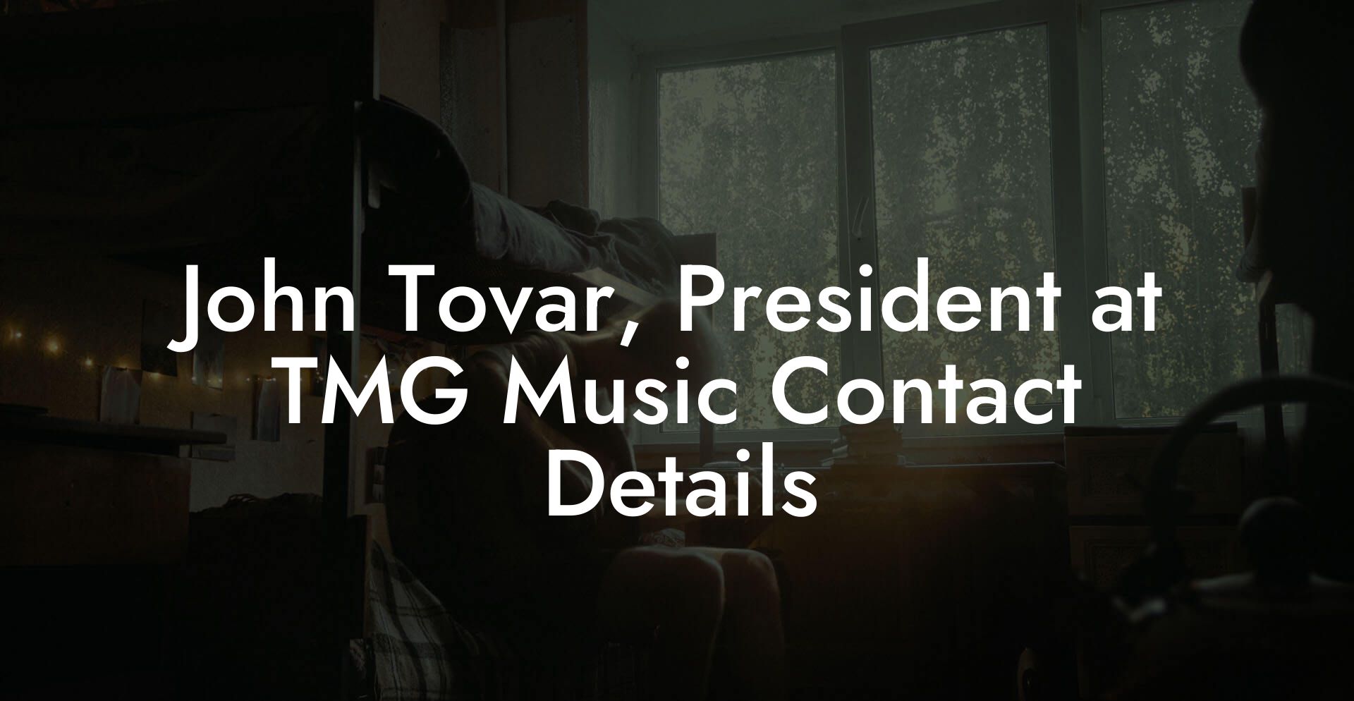 John Tovar, President at TMG Music Contact Details