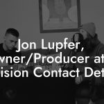 Jon Lupfer, Owner/Producer at Q Division Contact Details