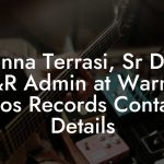 Jonna Terrasi, Sr Dir A&R Admin at Warner Bros Records Contact Details