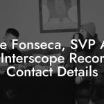 Jorge Fonseca, SVP A&R at Interscope Records Contact Details