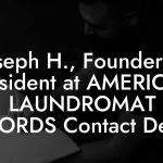 Joseph H., Founder & President at AMERICAN LAUNDROMAT RECORDS Contact Details