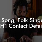 Josh Song, Folk Singer at VH1 Contact Details