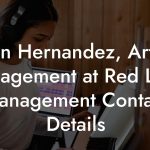 Juan Hernandez, Artist Management at Red Light Management Contact Details