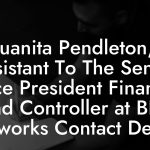 Juanita Pendleton, Assistant To The Senior Vice President Finance and Controller at BET Networks Contact Details