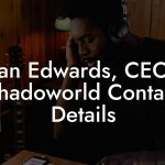 Julian Edwards, CEO at Shadoworld Contact Details