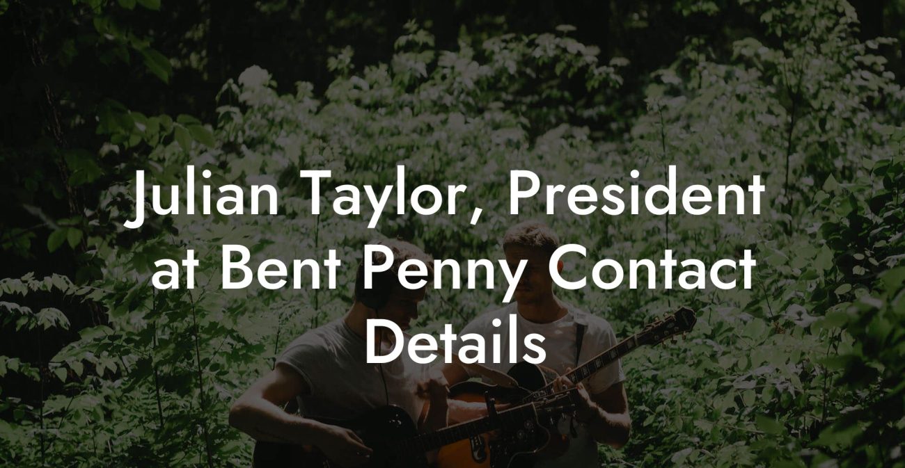 Julian Taylor, President at Bent Penny Contact Details