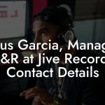 Julius Garcia, Manager A&R at Jive Records Contact Details