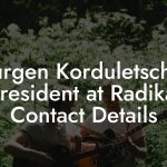Jurgen Korduletsch, President at Radikal Contact Details