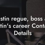 justin regue, boss at justin's career Contact Details