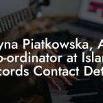 Justyna Piatkowska, A&R Co-ordinator at Island Records Contact Details