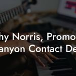 Kathy Norris, Promotion at Canyon Contact Details
