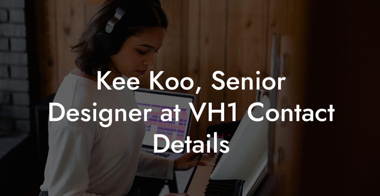 Kee Koo, Senior Designer at VH1 Contact Details