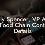 Kelly Spencer, VP A&R at Food Chain Contact Details