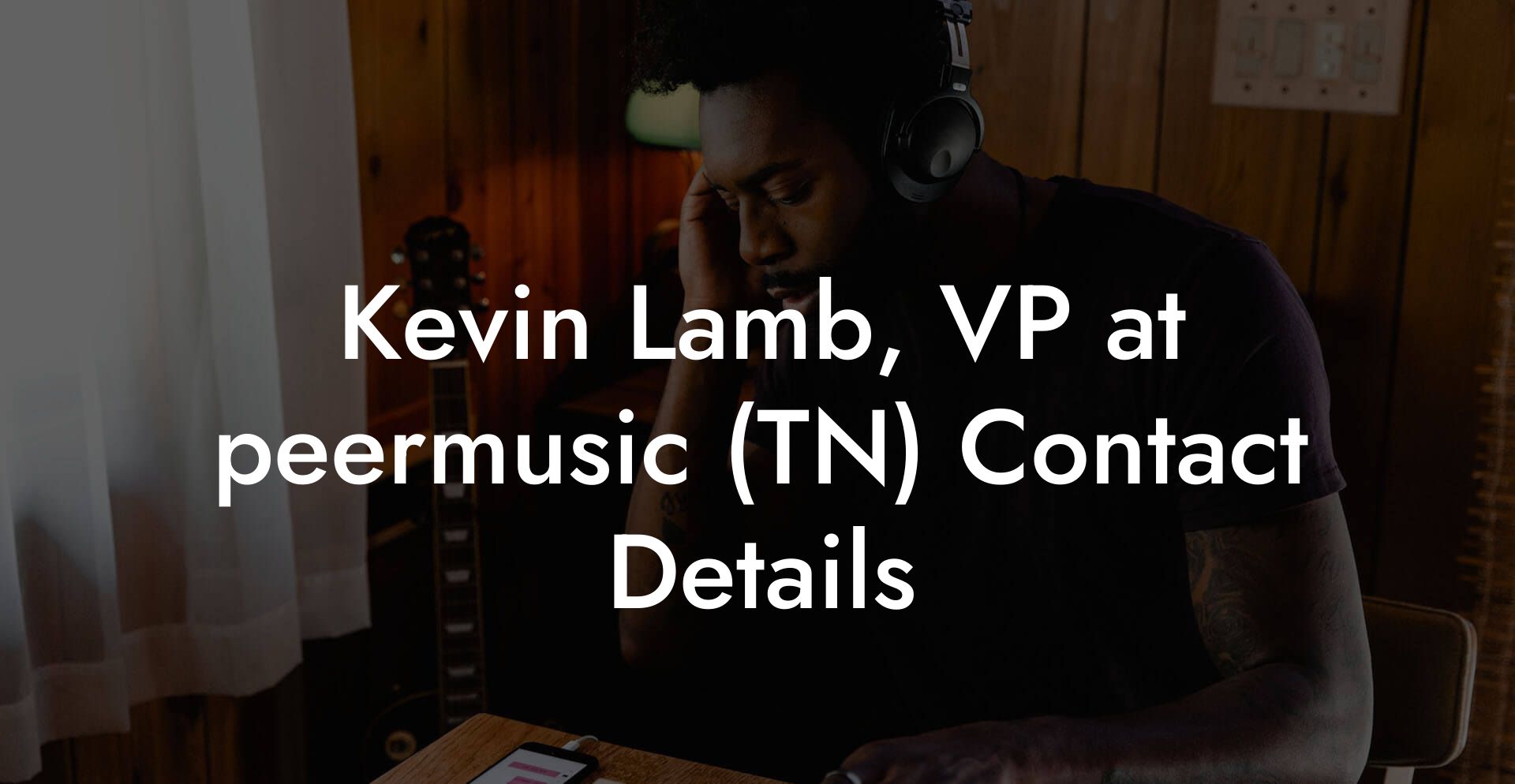 Kevin Lamb, VP at peermusic (TN) Contact Details