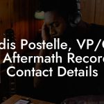 Kirdis Postelle, VP/GM at Aftermath Records Contact Details