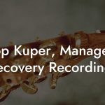 Koop Kuper, Manager at Recovery Recordings