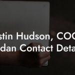 Kristin Hudson, COO at Jordan Contact Details