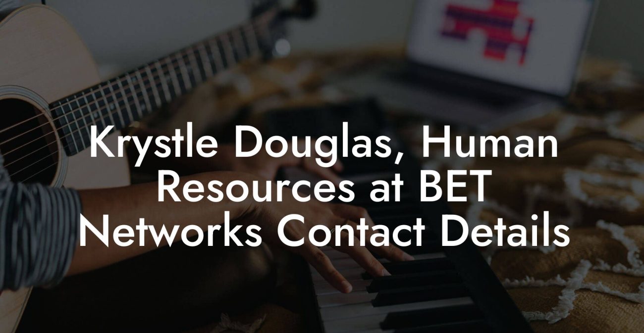 Krystle Douglas, Human Resources at BET Networks Contact Details