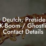Kurt Deutch, President at Sh-K-Boom / Ghostlight Contact Details