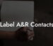 Label A&R Contacts