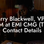 Larry Blackwell, VP / GM at EMI CMG (TN) Contact Details