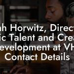 Leah Horwitz, Director, Music Talent and Creative Development at VH1 Contact Details