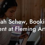 Leah Schew, Booking Agent at Fleming Artists