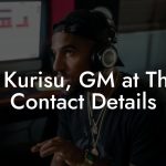 Lee Kurisu, GM at Thrive Contact Details