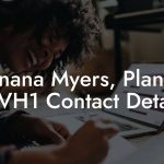 Leinana Myers, Planner at VH1 Contact Details